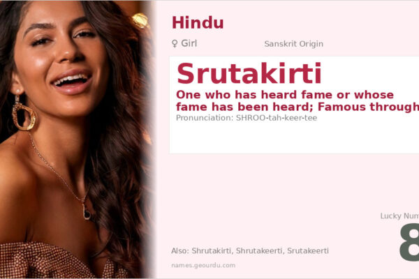 Srutakirti Meaning — Sanskrit Origin, Girl Name & Details (2025)