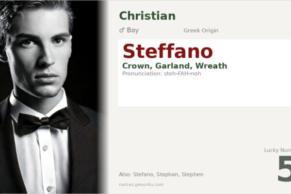 Steffano Name Meaning — Greek Origin, Crown & History (2025)