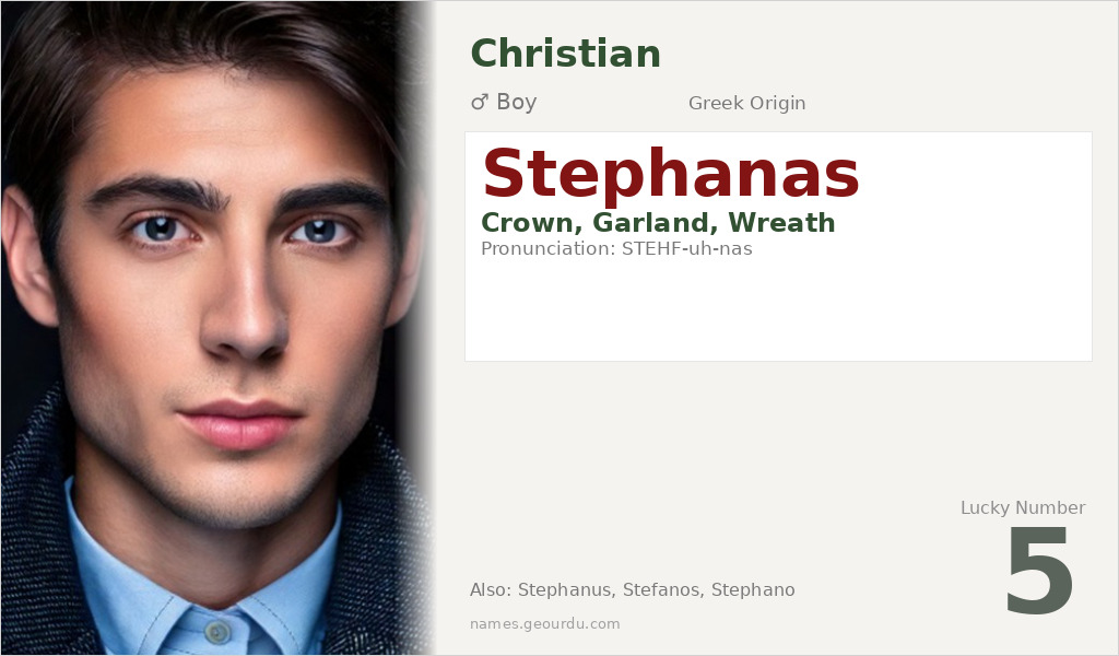 Stephanas Name Meaning and Details