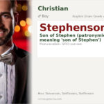 Stephenson Name Meaning and Details
