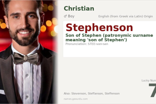 Stephenson Name Meaning — Origin, History & Details (2025)