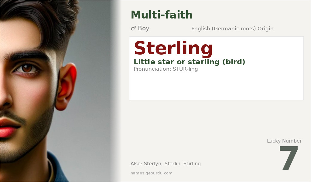 Sterling Name Meaning and Details