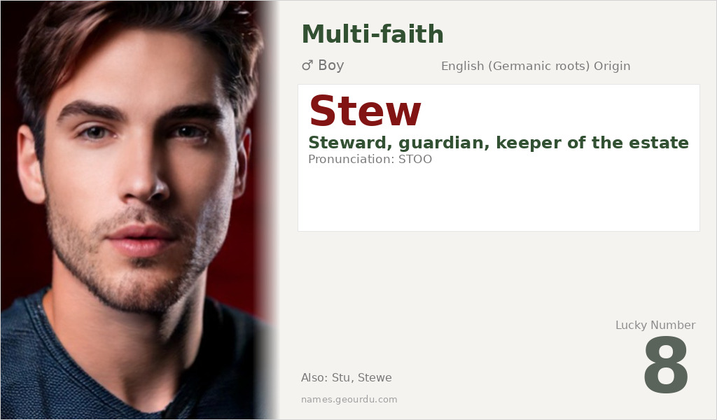 Stew Name Meaning and Details