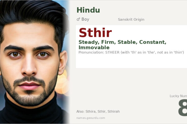 Sthir Name Meaning — Sanskrit Origin, Boy Name & Complete Details (2025)