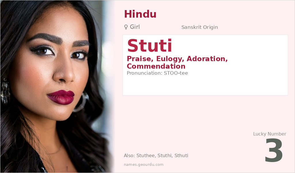 Stuti Name Meaning and Details