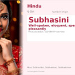 Subhasini Name Meaning and Details