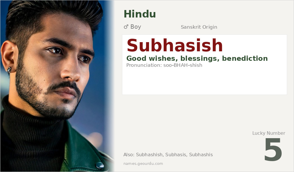 Subhasish Name Meaning and Details