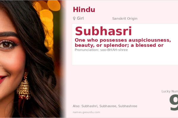 Subhasri Meaning — Sanskrit Origin, Girl Name & Details (2025)