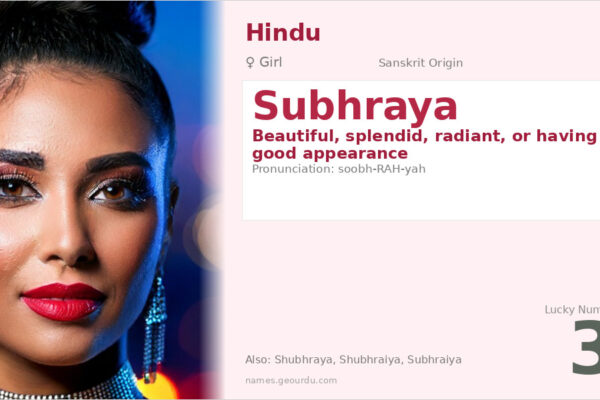 Subhraya Name Meaning — Sanskrit Origin, Girl Name & Details (2025)