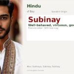 Subinay Name Meaning and Details