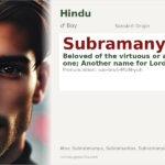 Subramanya Name Meaning and Details