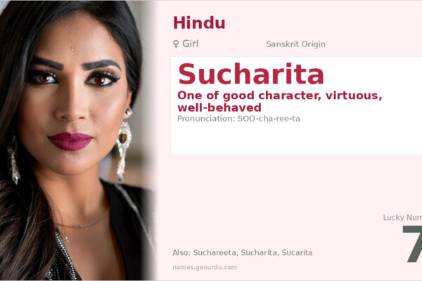 Sucharita Name Meaning — Sanskrit Origin, Girl Name & Details (2025)