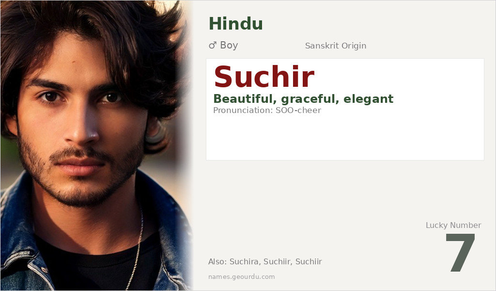 Suchir Name Meaning and Details