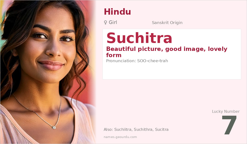 Suchitra Name Meaning and Details