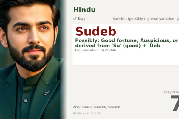 Sudeb Name Meaning — Origin, Gender & Details (2025)
