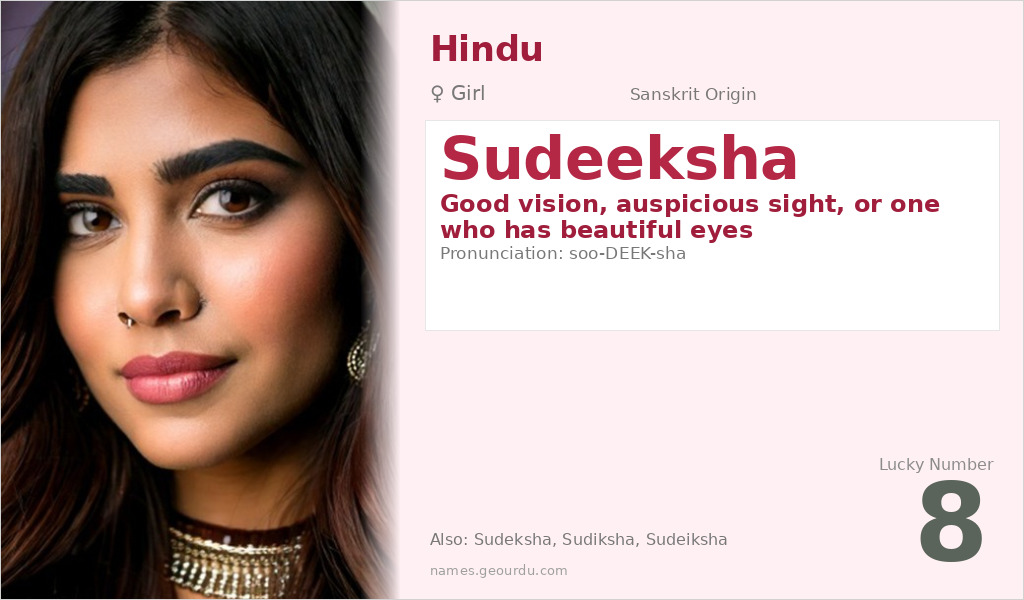 Sudeeksha Name Meaning and Details