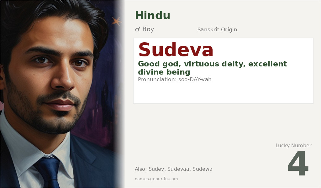Sudeva Name Meaning and Details
