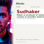 Sudhaker Name Meaning and Details