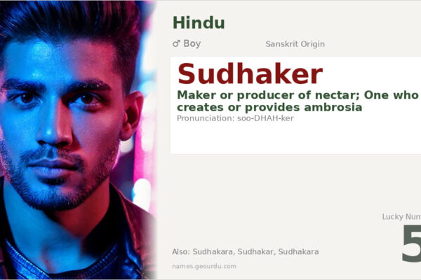 Sudhaker Name Meaning — Sanskrit Origin, Boy Name & Details (2025)