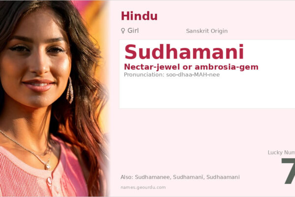 Sudhamani Meaning — Sanskrit Origin, Girl Name & Details (2025)