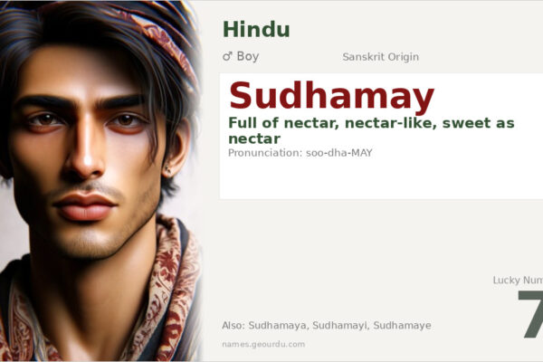 Sudhamay Meaning — Sanskrit Origin, Boy Name & Details (2025)