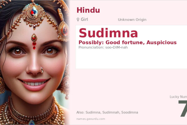 Sudimna Name Meaning — Origin, Gender & Details (2025)