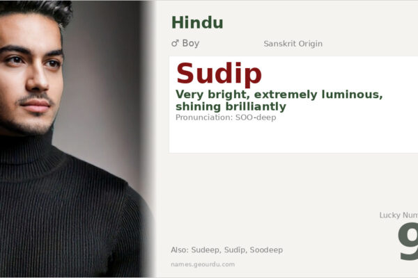 Sudip Name Meaning — Sanskrit Origin, Hindu Boy Name & Details (2025)