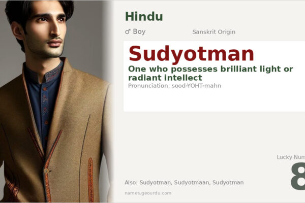 Sudyotman Name Meaning — Sanskrit Origin, Boy Name & Details (2025)