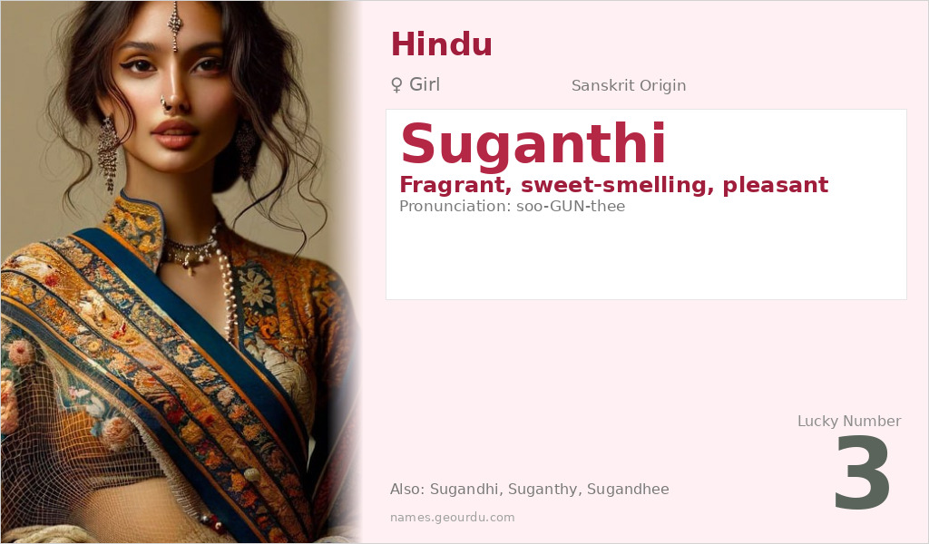 Suganthi Name Meaning and Details