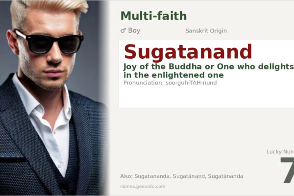 Sugatanand Meaning — Sanskrit Origin, Boy Name & Details (2025)