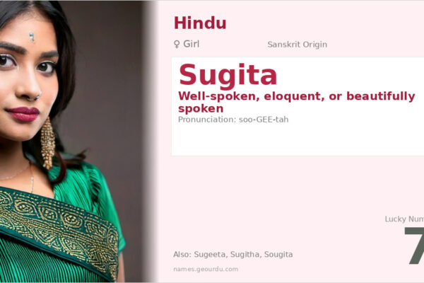 Sugita Name Meaning — Sanskrit Origin, Girl Name & Details (2025)