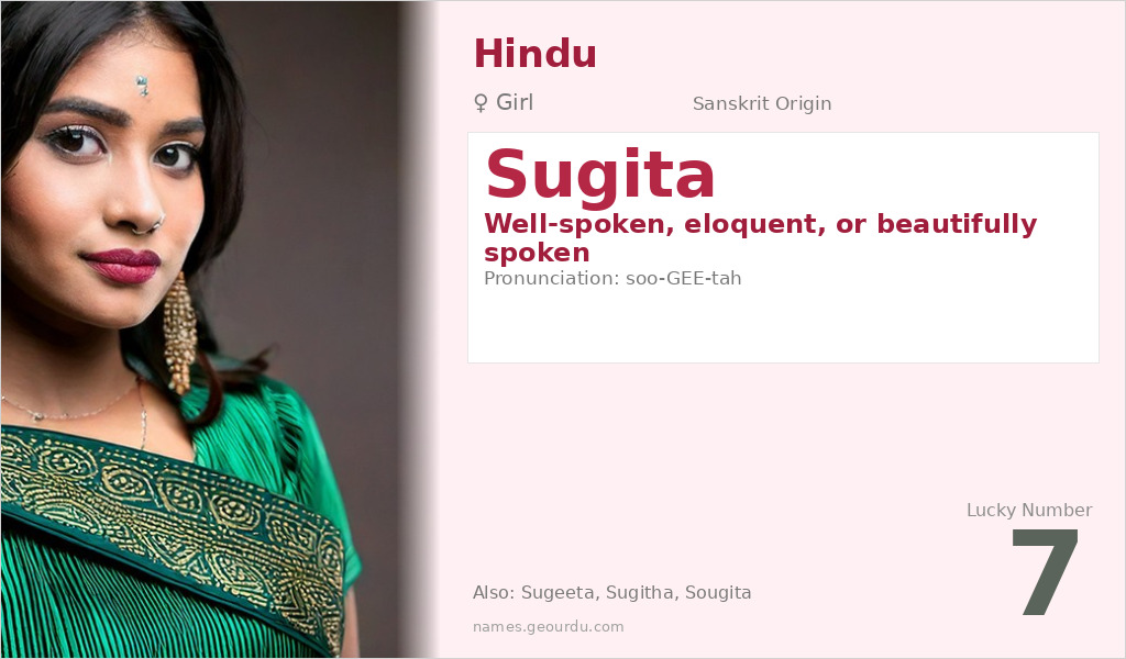 Sugita Name Meaning and Details