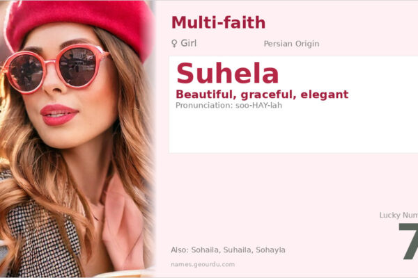 Suhela Name Meaning — Persian Origin, Girl Name & Details (2025)