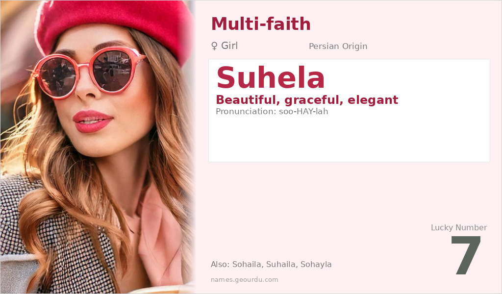Suhela Name Meaning and Details