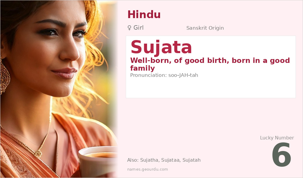 Sujata Name Meaning and Details