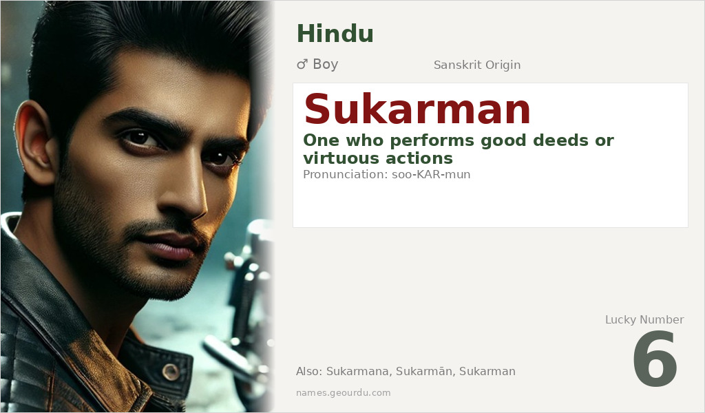 Sukarman Name Meaning and Details