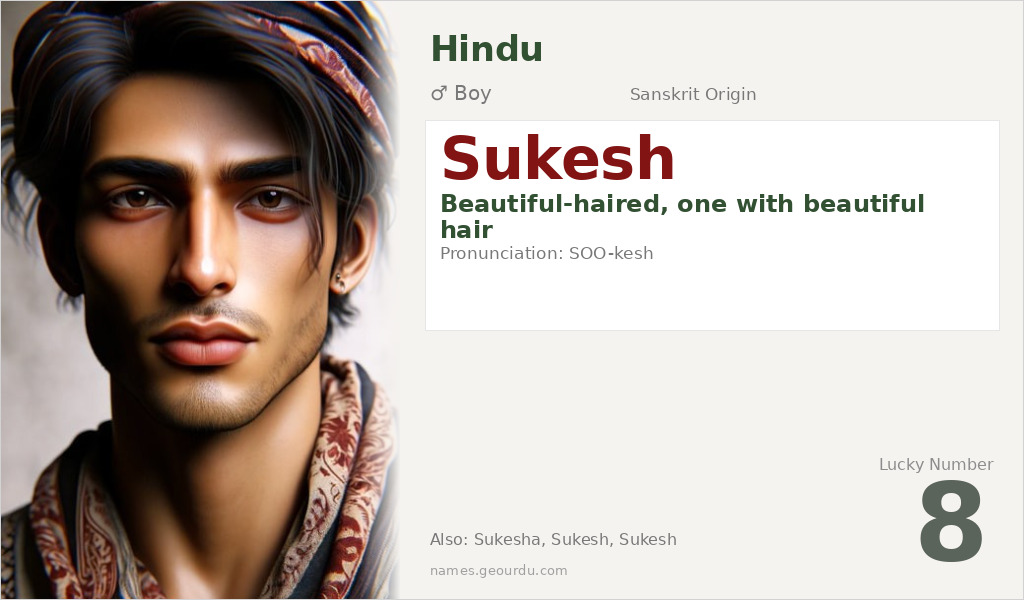 Sukesh Name Meaning and Details
