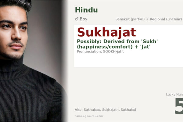 Sukhajat Name Meaning — Origin, Gender & Details (2025)