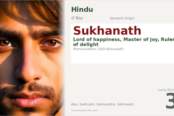 Sukhanath Meaning — Sanskrit Origin, Boy Name & Details (2025)