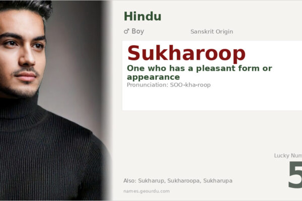 Sukharoop Name Meaning — Sanskrit Origin, Boy Name & Details (2025)