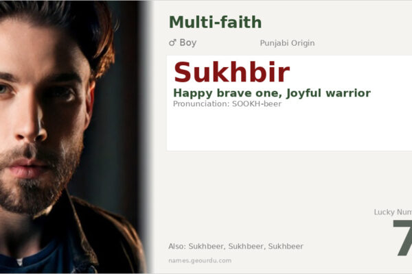 Sukhbir Name Meaning — Punjabi Origin, Boy Name & Details (2025)