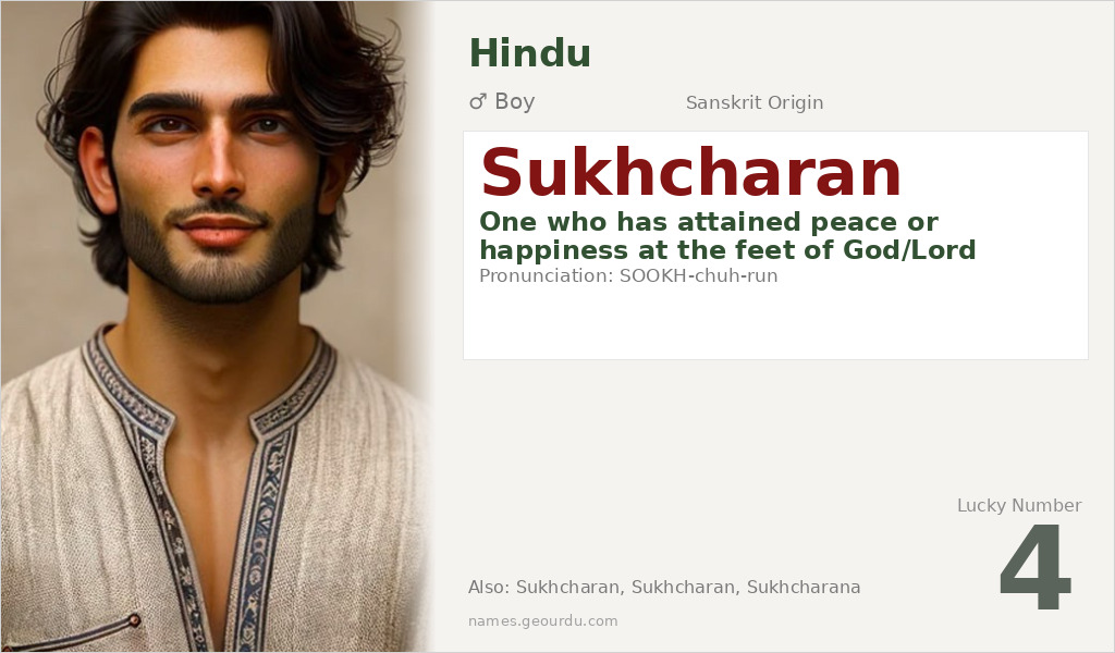 Sukhcharan Name Meaning and Details