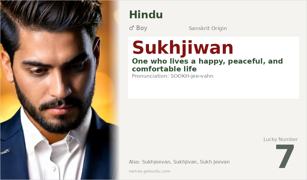 Sukhjiwan Name Meaning and Details