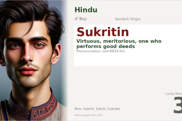 Sukritin Meaning — Sanskrit Origin, Boy Name & Details (2025)