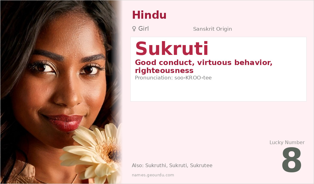 Sukruti Name Meaning and Details