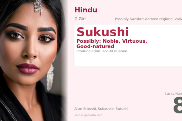 Sukushi Name Meaning — Origin, Gender & Details (2025)