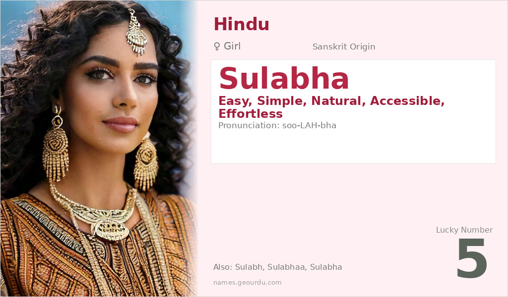 Sulabha Name Meaning and Details