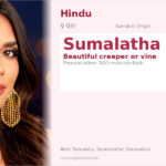 Sumalatha Name Meaning and Details