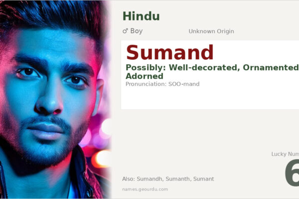 Sumand Name Meaning — Origin, Gender & Details (2025)