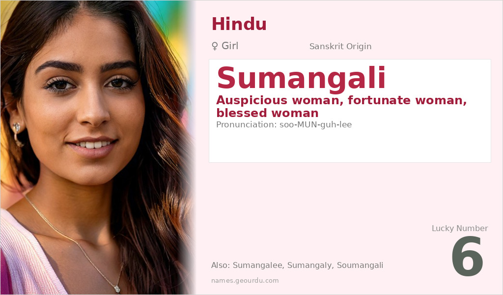 Sumangali Name Meaning and Details